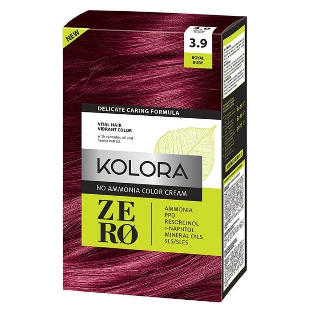 Kolora Zero, 3.9 Royal Ruby/3 pack